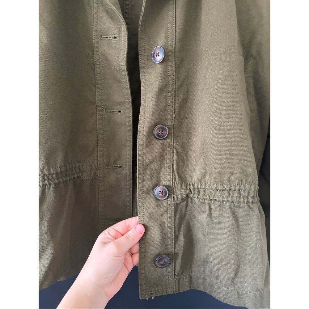 Madewell Highbury Military Jacket in Kale Size Small - Picture 5 of 9